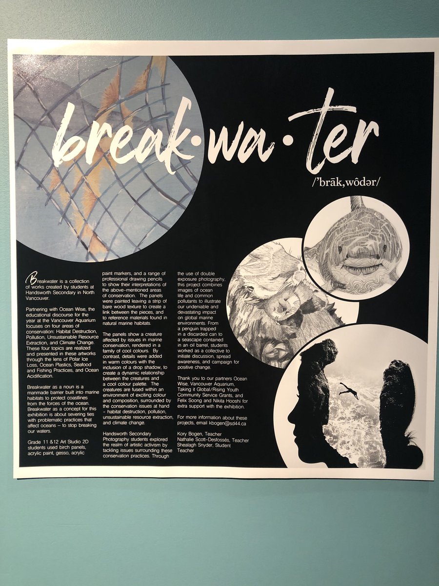 d_strecko's tweet photo. Learning and getting inspired by #risingyouth #handsworthart on display @vanaqua

Visit Breakwater now until June

#beplasticwise #oceanliteracy https://t.co/5E1NRPKQLD