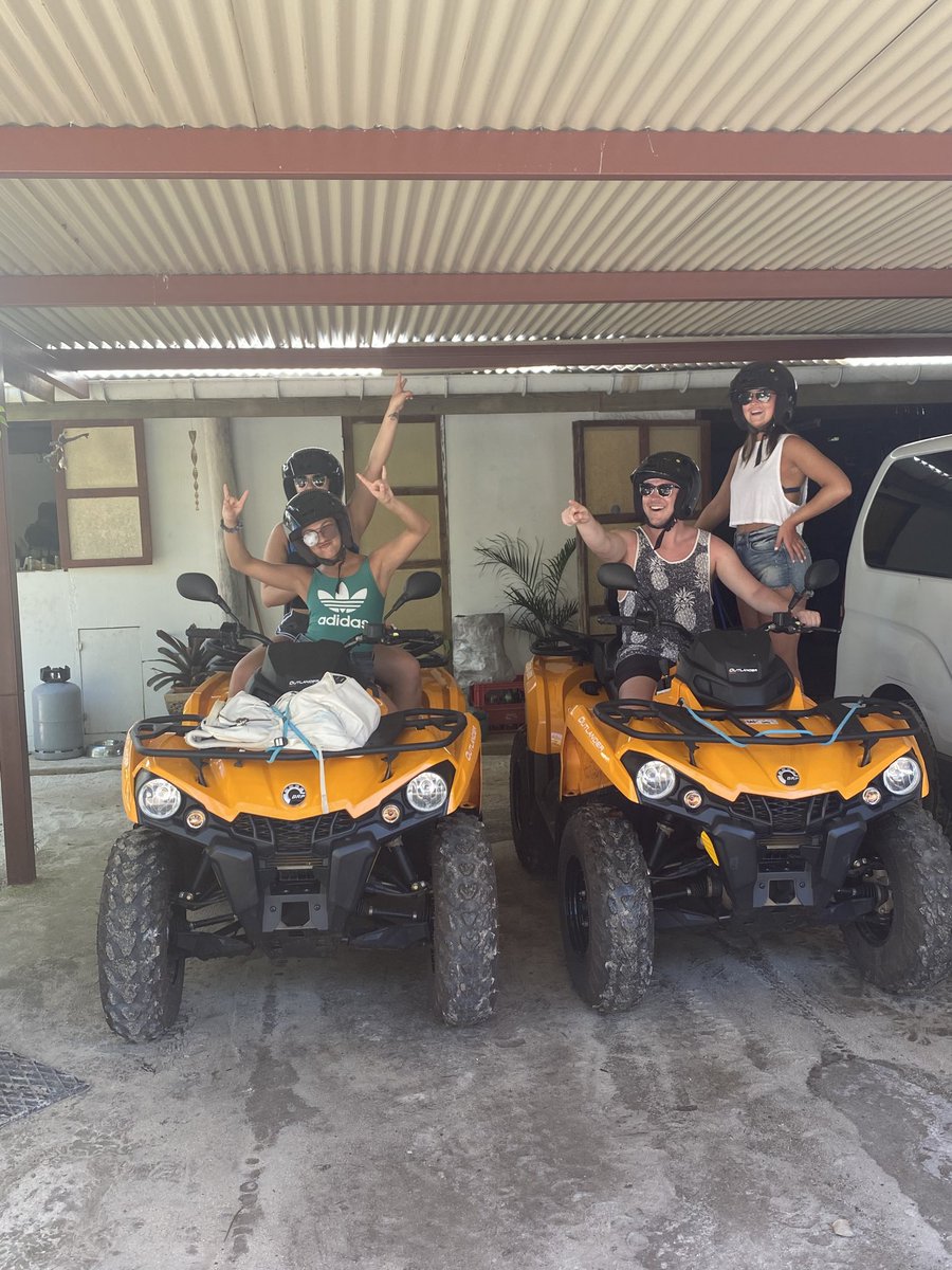 blackwelll1's tweet photo. Blackwell Bora Bora Chronicles day 7: ATV excursion! Who are we? https://t.co/USiGhmQcue