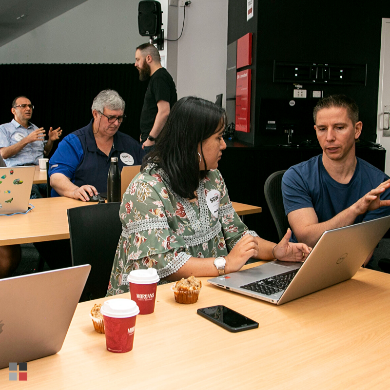 AngularHackDay's tweet image. Hacking is live at our #AngularHackDay! @dunchunter and @kuncevic presented introductions to #Angular. Now SSW's @matteightyate is mentoring & helping devs to develop their own #app. Soon we will decide on who built the best one. Stick around to find out!
