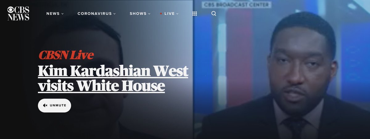 CBS News has devoted essentially it’s entire front page above-the-scroll to the most important news of the day: Kim Kardashian visiting the White House.