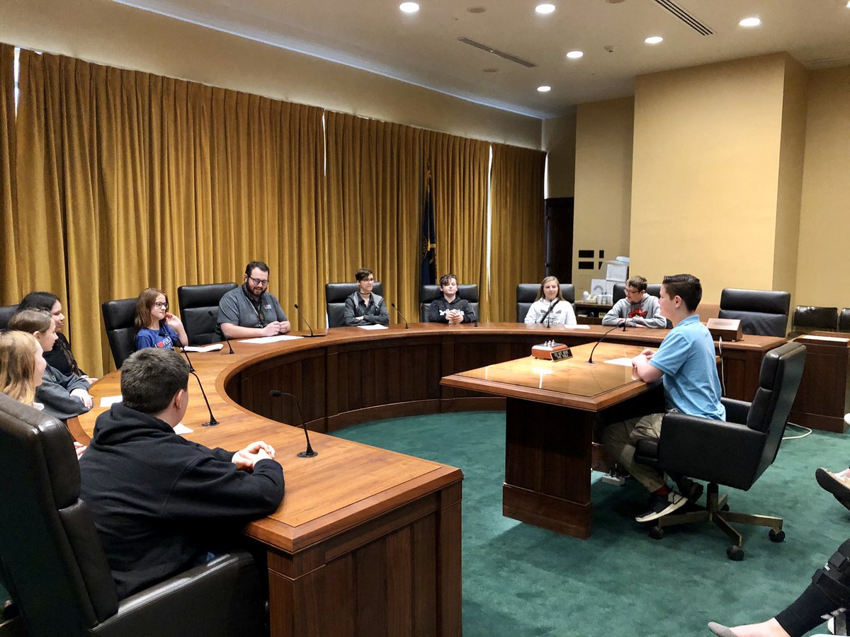 acrook2's tweet photo. A great Capitol Experience Day with @NebCityPS 8th graders. Thanks Mr. Pellatz for prioritizing civic education! 
@CivicNE https://t.co/Xn4qYR0oIJ