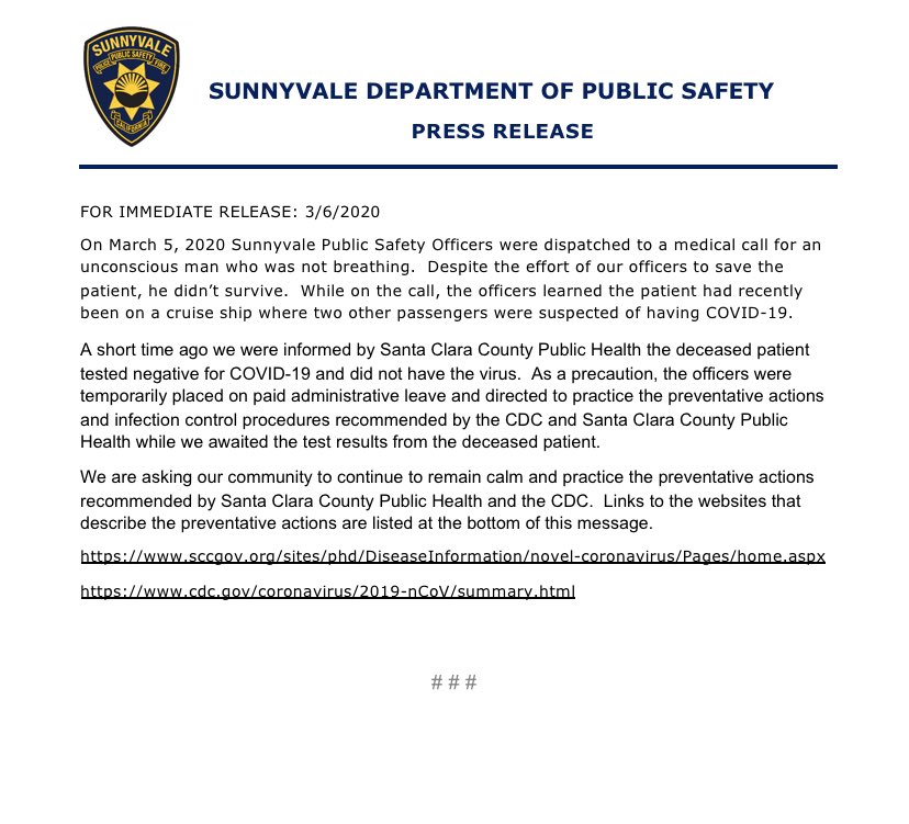 Sunnyvale DPS (@sunnyvaledps) on Twitter photo 