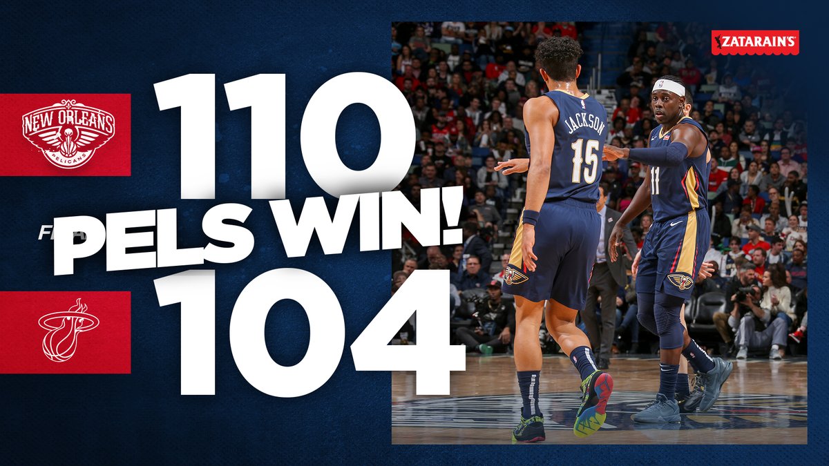 PelicansNBA's tweet photo. Back in the win column #WontBowDown https://t.co/PJwTvsCR8m