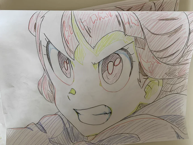 リトルウィッチアカデミアの原画風の何か②今36ページくらいまで進んだ因みにこれはほんの一部なので実際には間に中割りのページがあります#リトルウィッチアカデミア#LWA_jp #アッコ#TRIGGER#原画#アニメ#イラスト 