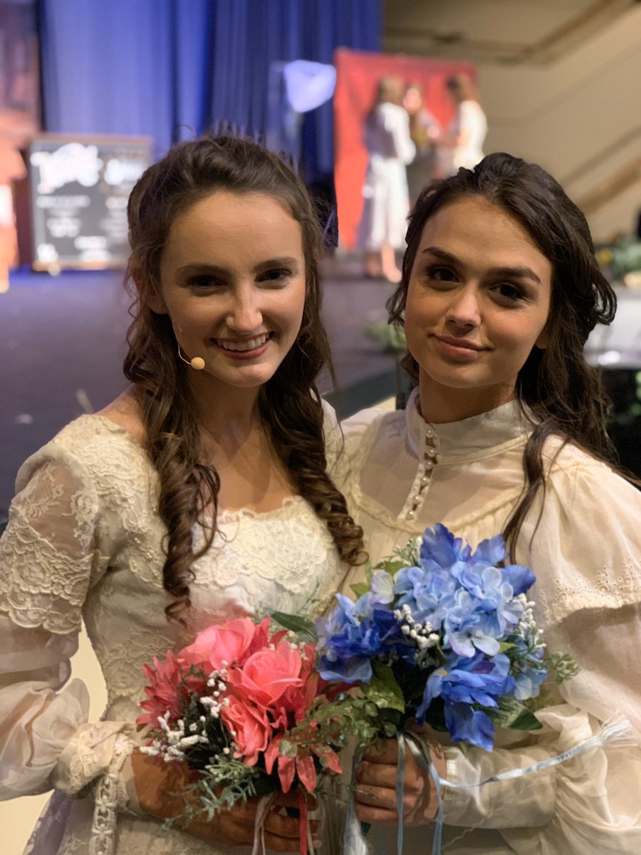 Coop3721's tweet photo. So proud of @_hunternoelle and @LaforceHeather for their performance tonight. They were amazing. I was totally blown away. Theater naturals. Can’t wait to see what you guys bring next year.... Love you guys. https://t.co/6LO8wmOjbS