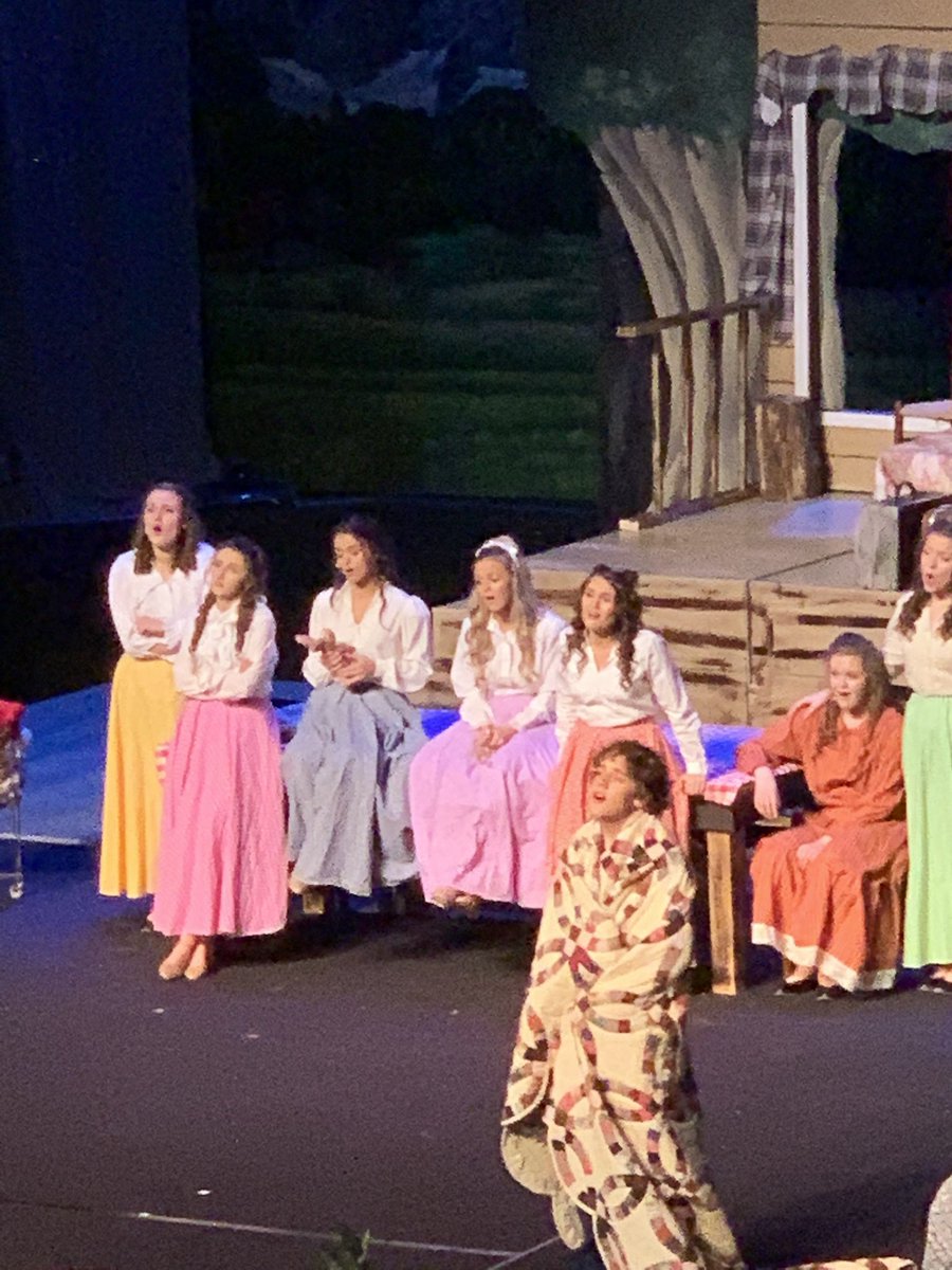 Coop3721's tweet photo. So proud of @_hunternoelle and @LaforceHeather for their performance tonight. They were amazing. I was totally blown away. Theater naturals. Can’t wait to see what you guys bring next year.... Love you guys. https://t.co/6LO8wmOjbS