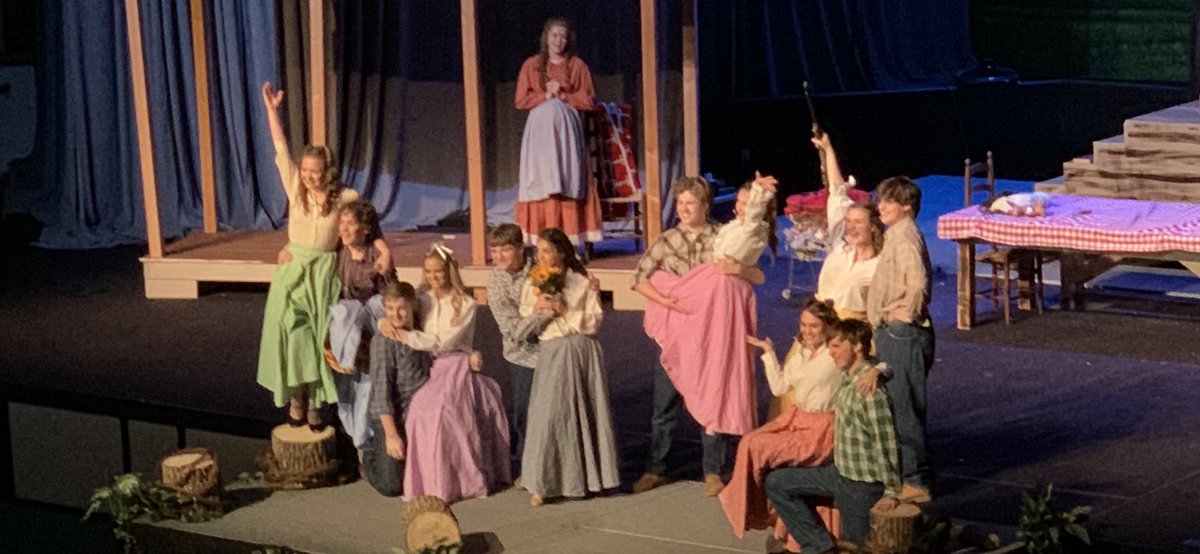 Coop3721's tweet photo. So proud of @_hunternoelle and @LaforceHeather for their performance tonight. They were amazing. I was totally blown away. Theater naturals. Can’t wait to see what you guys bring next year.... Love you guys. https://t.co/6LO8wmOjbS