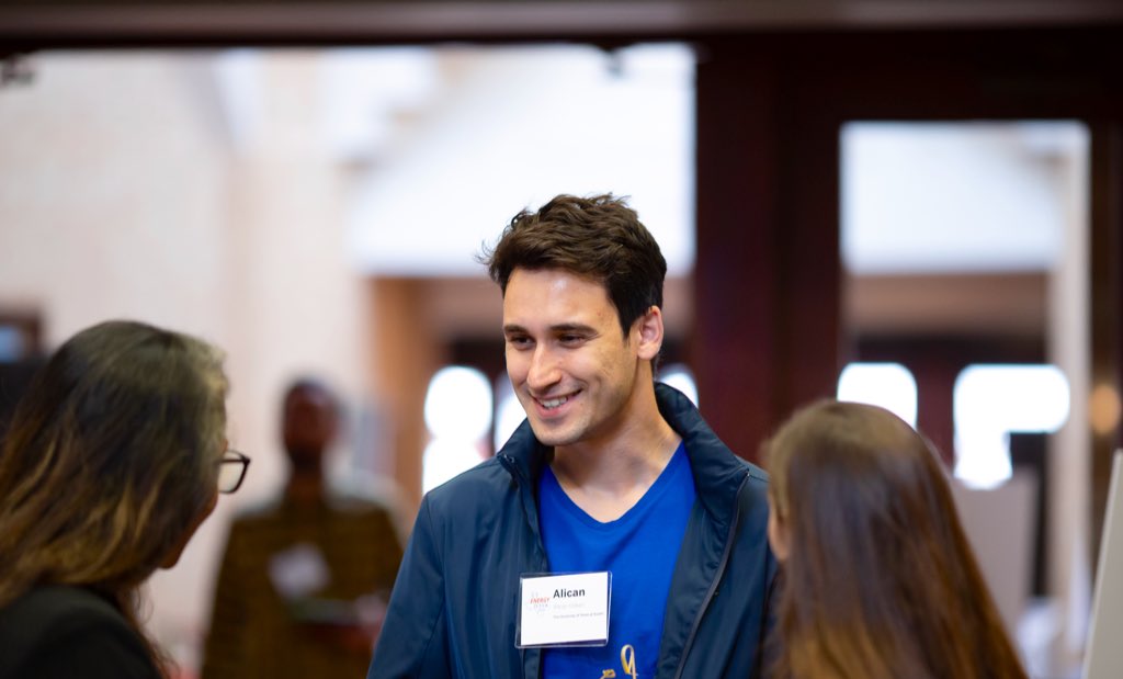 OzkanPhD's tweet photo. @dilgekanoglu was the vice chair of @LonghornEClub and helped organize #UTEnergyWeek2020. Here are some photos from the day. Need to represent the home team in my free time. https://t.co/I5nOpPD90q
