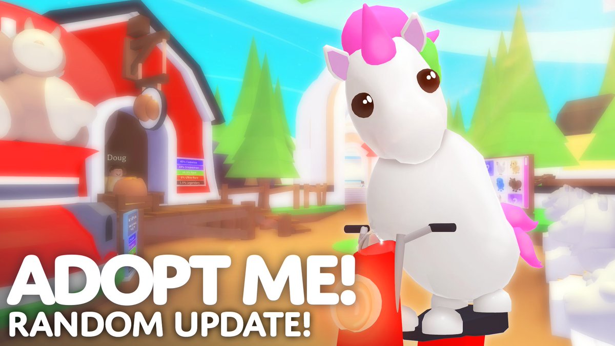 Adopt Me On Twitter New Random Update New Legendary Vehicle Train Get It From A Gift Pets Can Sit In Cars Now Added An Exit Button In The - roblox twitter codes adopt me