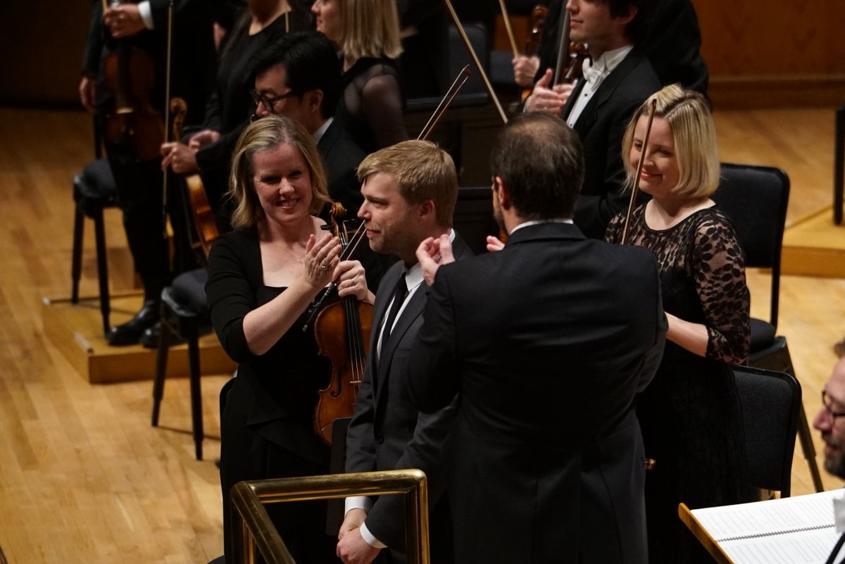 We took a whirlwind trip tonight at Sketches of Spain! Fabien Gabel led a spirited concert featuring Debussy, Ravel, and Andrew Norman. <a href="/benbeilman/">Ben Beilman</a> dazzled us with Lalo's "Symphonie espagnole." #leftspeechless

Don't miss tomorrow's trip to Spain: bit.ly/3aCrpkt