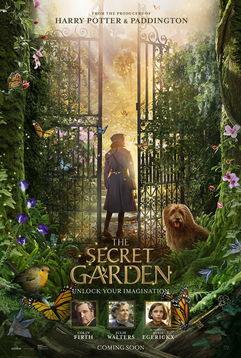 FilmNewsNos's tweet photo. 🎬 Here’s the NEW POSTER for #TheSecretGarden! Starring #DixieEgerickx, #ColinFirth, #JulieWalters, #EdanHayhurst, #AmirWilson, #IsisDavis & #MaeveDermody
In theaters April 17, 2020
@marcmunden https://t.co/vnlPnZcWNh