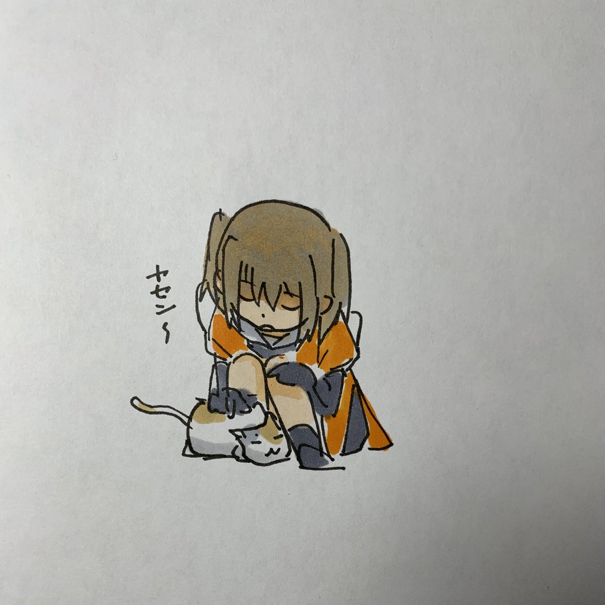 川内(艦これ) 「#川内流し 夜戦ちゃんちょいちょい描いてた 」|ひじからのイラスト