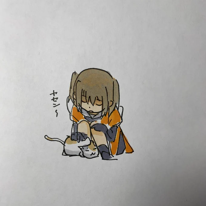 #川内流し 夜戦ちゃんちょいちょい描いてた 