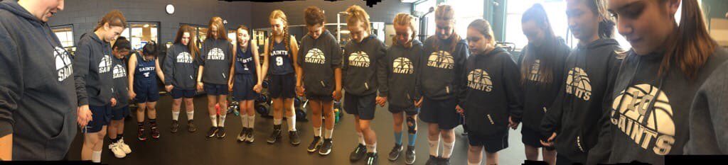 AshleyFloyd12's tweet photo. Our Faith is the foundation of our community. Proud of our Junior Girls basketball team today and always. @lw_stjoseph https://t.co/yXOHaIuVYE
