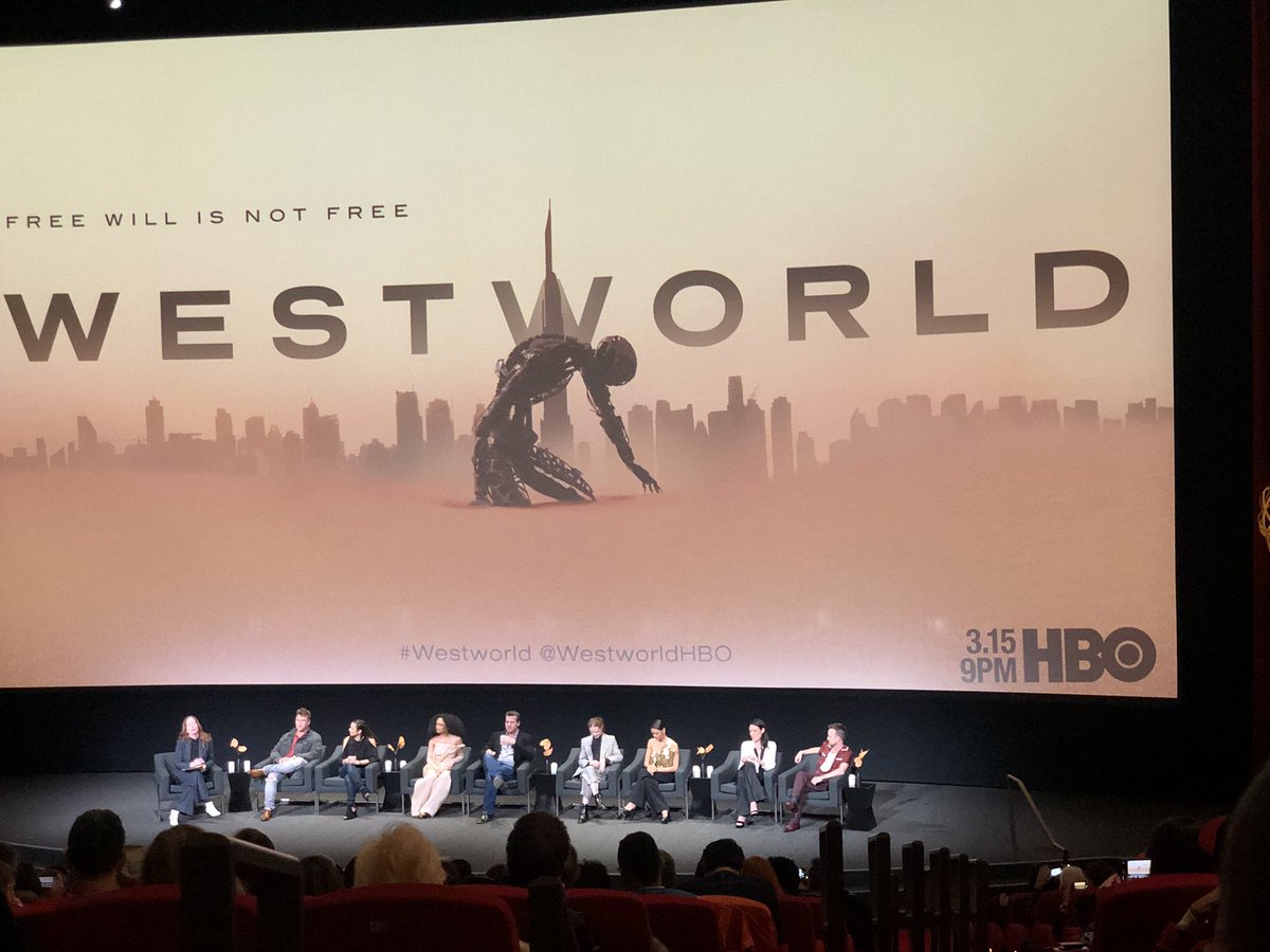 HappyNHollywood's tweet photo. @WestworldHBO FYC 🤠 Season 3 Premiere is fantastic! 🤖 https://t.co/Srk0mC1IqU