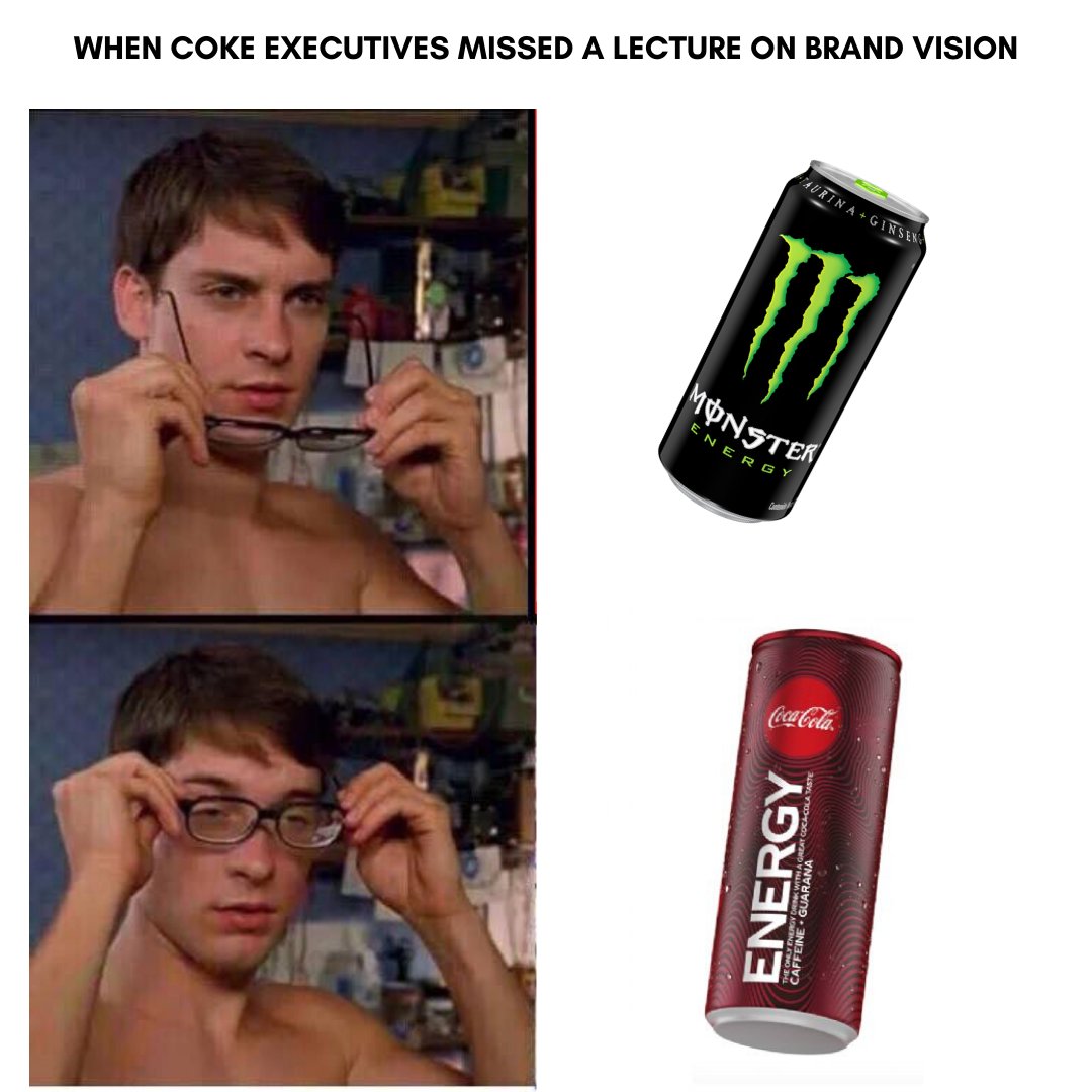__Anurag___'s tweet photo. #CocaCola's decision of launching a #Coke brand energy drink can and will have implications on its relationship with #Monster. This takes me back to assessing through criteria, "Is it one of our core competencies?" Thoughts @reithd?
#MKM915 #Assignment https://t.co/pG0qyYerIr