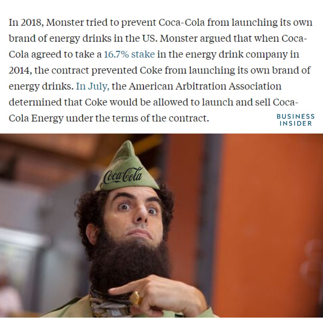 __Anurag___'s tweet photo. #CocaCola's decision of launching a #Coke brand energy drink can and will have implications on its relationship with #Monster. This takes me back to assessing through criteria, "Is it one of our core competencies?" Thoughts @reithd?
#MKM915 #Assignment https://t.co/pG0qyYerIr