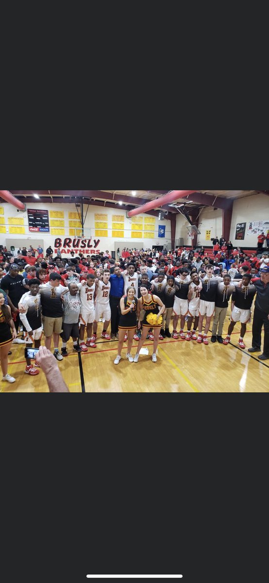 BruslyBBK's tweet photo. Brusly advances to the Top 28 for the first time in over 25 years!  What an incredible atmosphere for a high school basketball game!  

Brusly 67   Ville Platte 62 

TO THE BRUSLY COMMUNITY....thank you so much for your support!  It’s time to head to Lake Charles! https://t.co/bxqhKJ1xpm