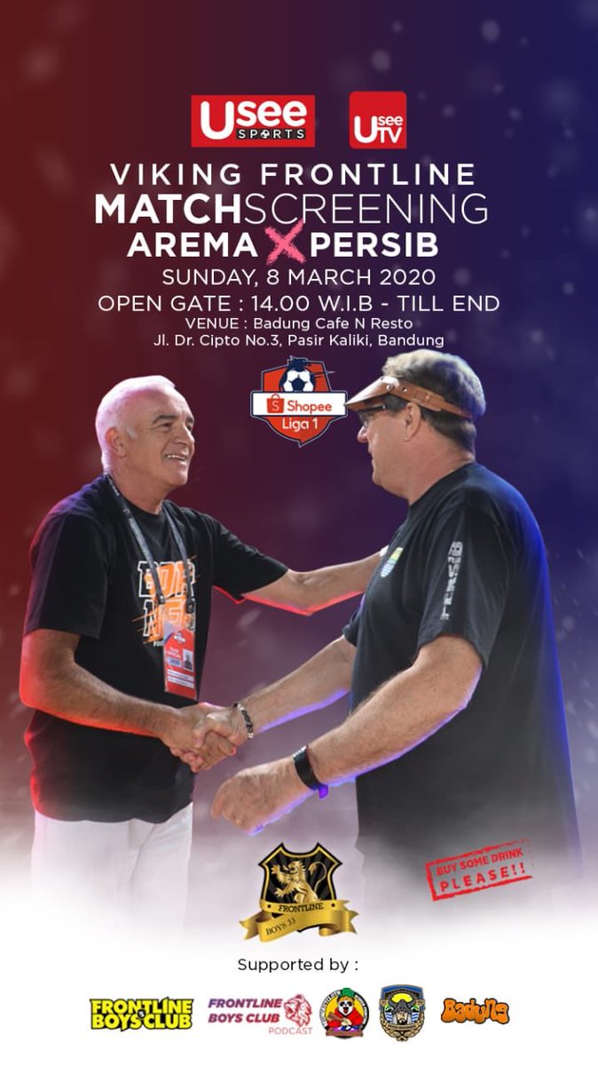 Free entry, semua bobotoh boleh hadir ke badung. Nya jajan weh diditu, modal teh manis ge masuk. Banyak doorprize juga, ada dari <a href="/MYPRIDEofficial/">©MYPRIDE</a>, <a href="/beungeutcloth/">PURGATORY 🌏</a>, <a href="/ovpmstore/">ovpm</a> <a href="/v_frontline_str/">Frontline Boys Store</a>.