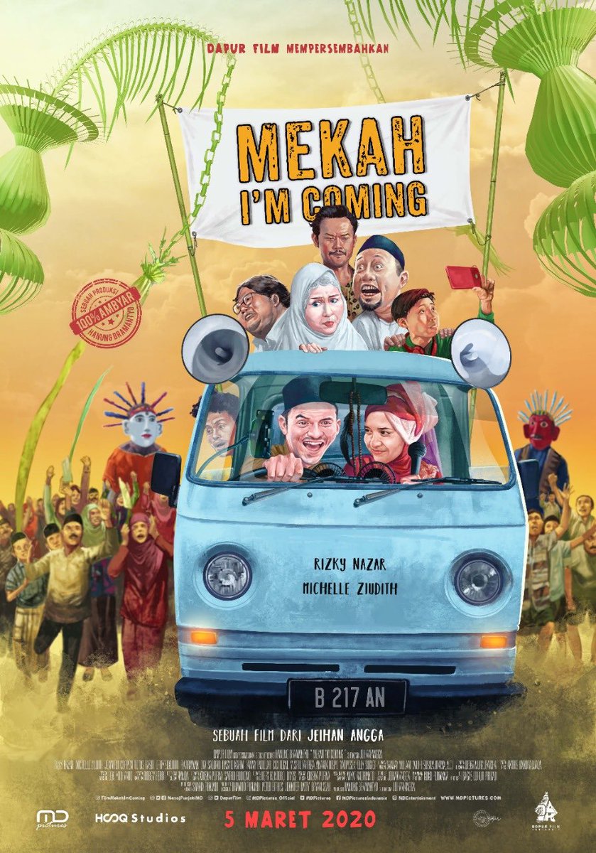 ham_sofi_id's tweet photo. #MekahImComing
Duet receh rizky-michelle serta cast lainnya bermain "Jos" dgn lawakan yg make easy to LoL. "PULANG MALU GAK PULANG RINDU" nah spt itu pula yg paparkan dlm film ni, nmun di balut dgn mslh HAJI yg gilaak Kocak parah pokoknya.
SO FUN.
#ham_ https://t.co/faTtyC2jGl