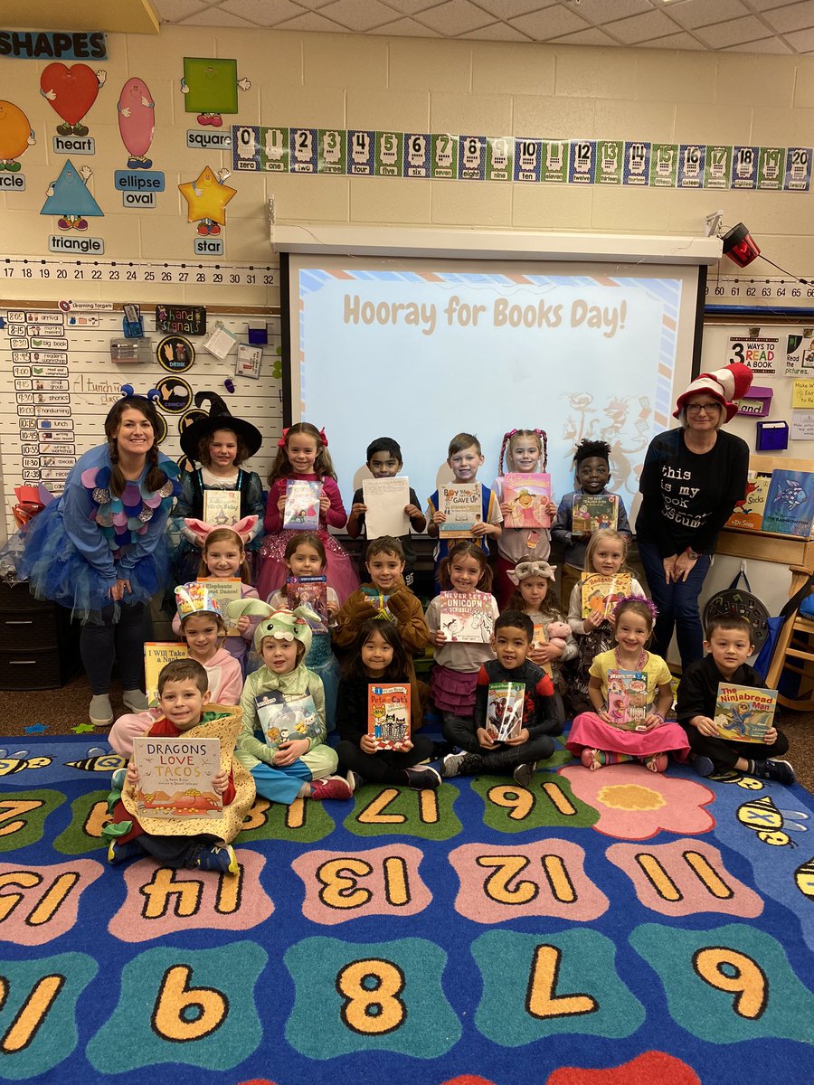 So much fun celebrating our love for reading on hooray for books day! Can you spot your favorite character?