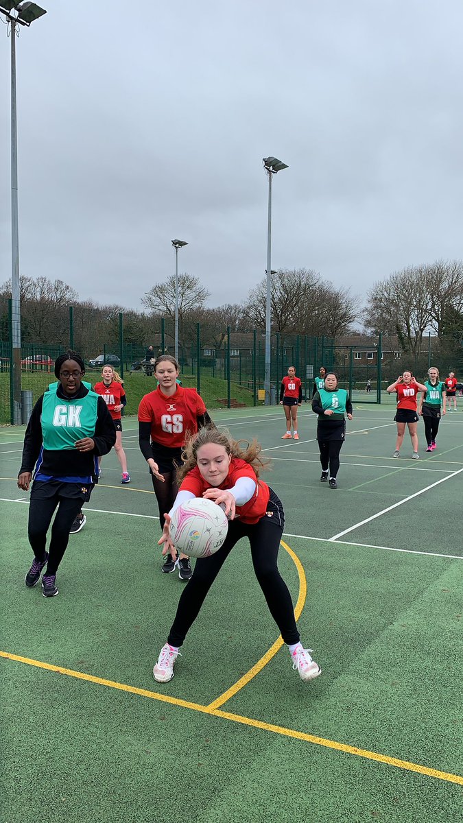 KingsRochSport's tweet photo. Final game of house netball. Only Storrs or Crick can win. #TheWinnerTakesItAll #RPAW https://t.co/YztLNdFJxI