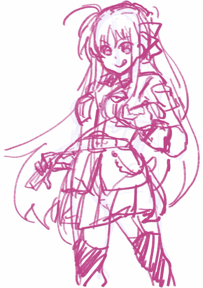#絵描きさんと繋がりたい
【全身を描く描き方】=【模写】
全身→全身→全身
常に全体のバランスを維持しつつ
描くと全身も描きやすい❗️
この描き方ができると「模写」が超簡単にできますよ‼️
「描いたことがないもの」も模写できるので最強です?⤴️⤴️