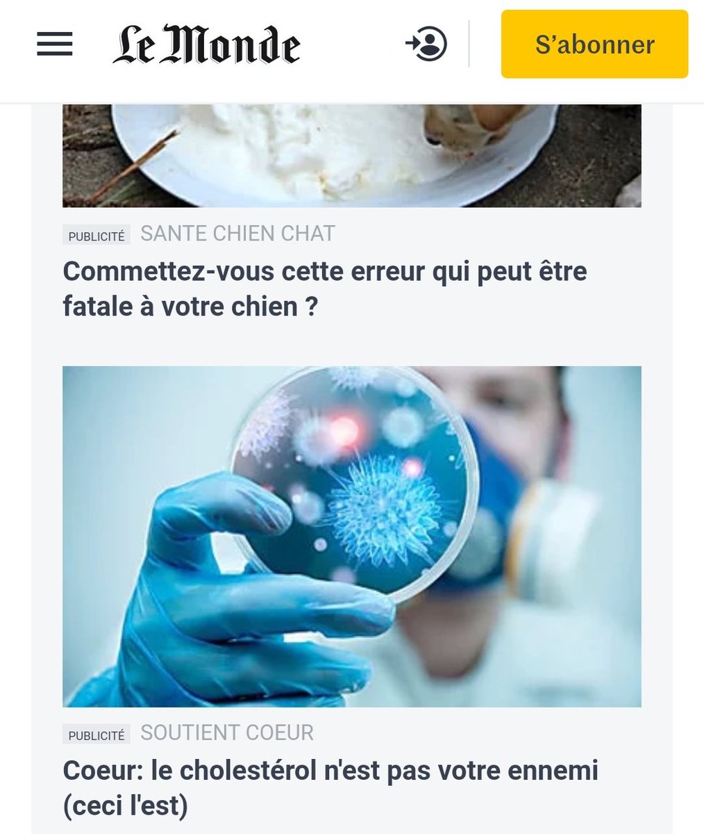 Coucou  @lemondefr  @decodeurs  @pixelsfr Je ne vous oublie pas hein... et vous laissez toujours de la pub pour des produits très limites se diffuser sur votre site !Vous réagiriez en 2020 ?!?