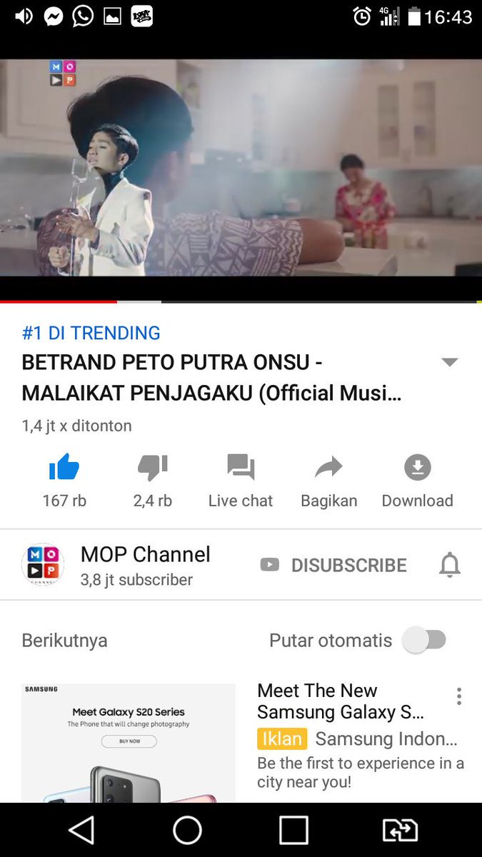 Rizky35199557's tweet photo. Trending #1..
Alhamdulilah.. 
#betrandmalaikatpenjagaku https://t.co/KdlBuK3bgn