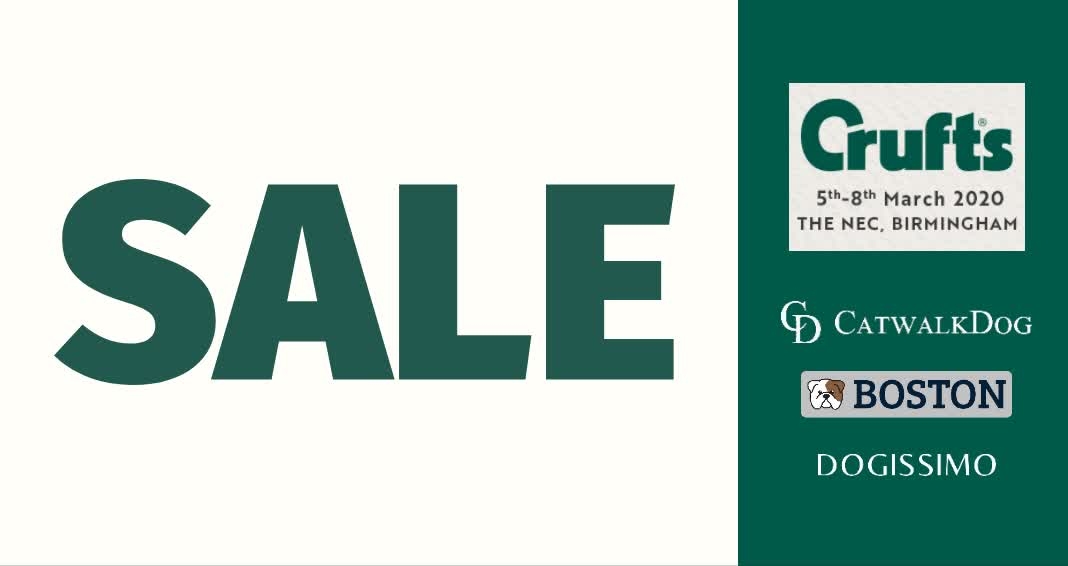 Our Crufts week sale is now on- head to Hall 1, Stand 11a and pick up a bargain! 

Can't make it to Crufts? Check out dogaholic.co.uk 

#sale #crufts2020 #crufts #dogaholic