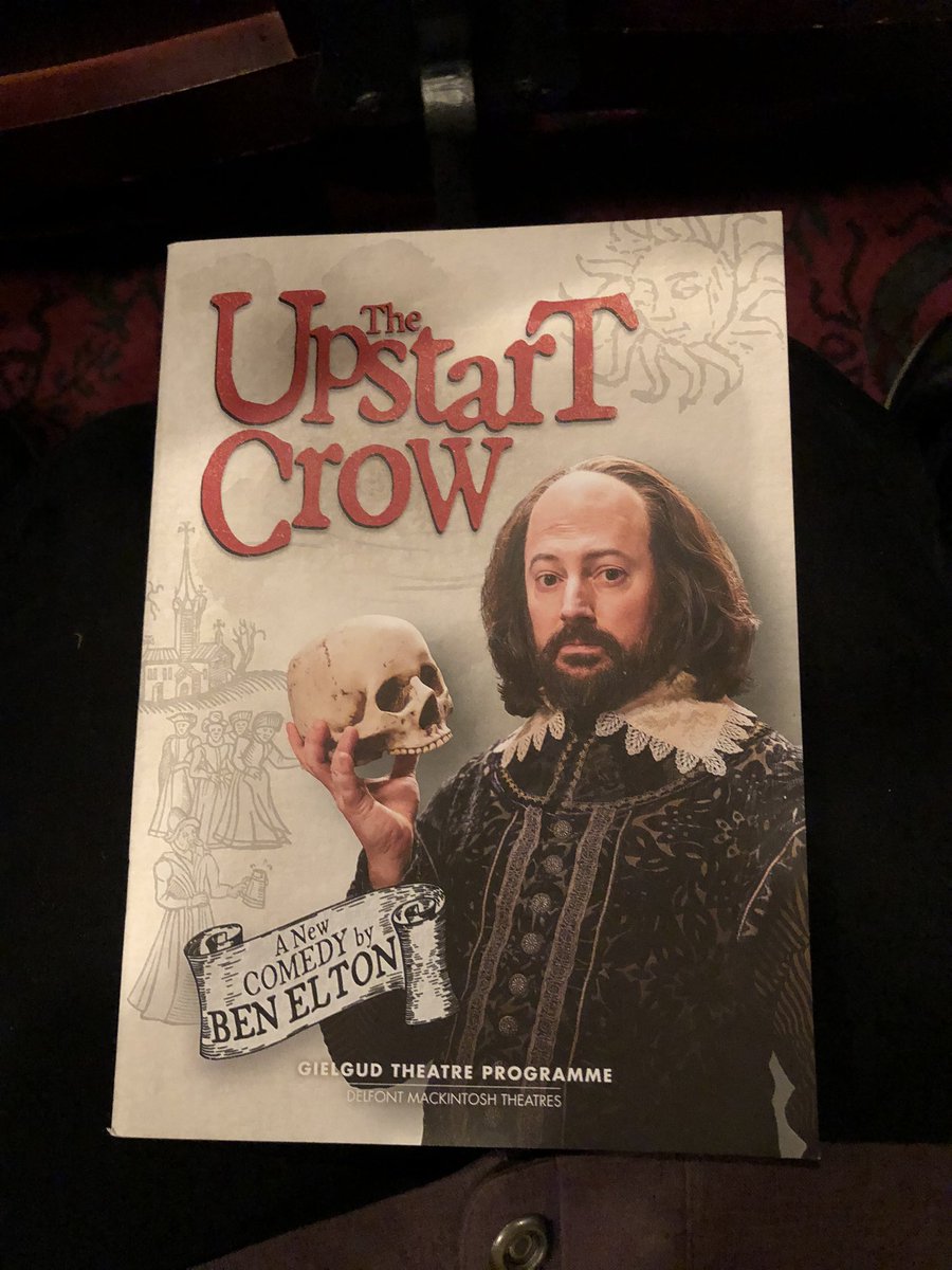 Had a fantastic evening at the theatre last night watching @upstartcrowplay Great fun!

#theatre #upstartcrow #shakespeare