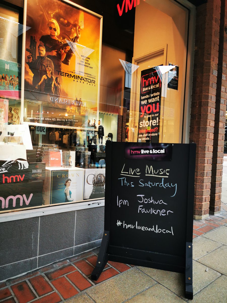 hmvYeovil's tweet photo. Today!!  #hmvliveandlocal Come on down and support the #Yeovil music scene from 1pm. See you there! https://t.co/in8AqiQQ7j