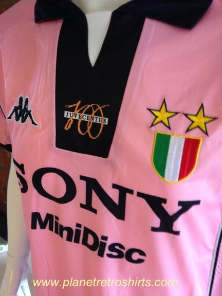 juventus centenary pink jersey