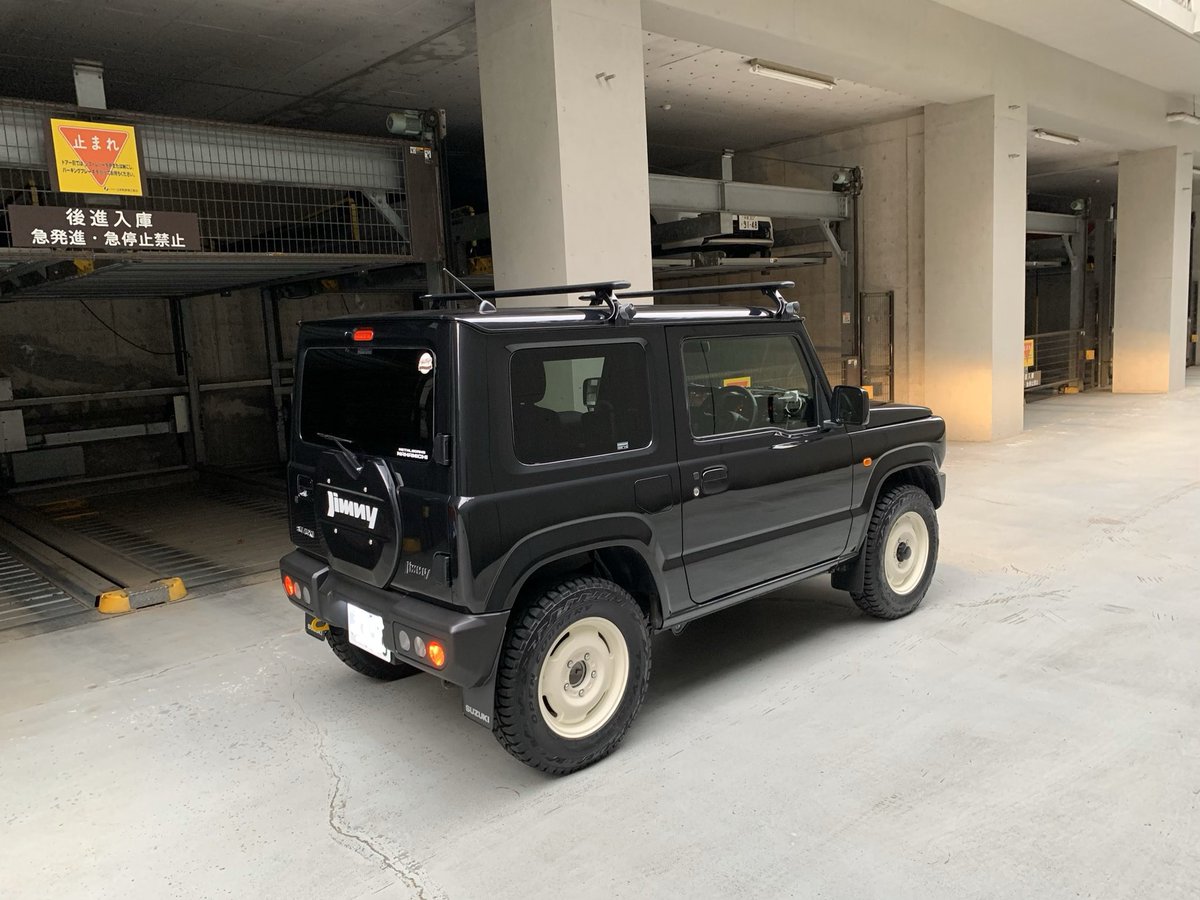 ジムニーJB64W 夏タイヤに履き替え タイヤをトーヨーオープン 