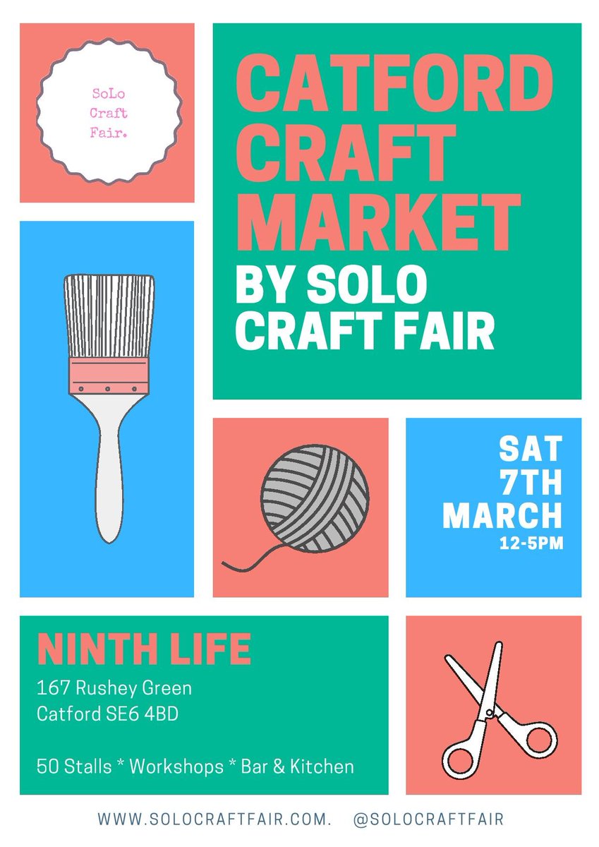 ninthlifepub's tweet photo. South Londons Craftiest market, @solocraftfair  is taking over Ninth Life today. So many amazing things for sale! come have a butchers. 
​
​#craftmarket #craftfair #catford #se6 #liveyourninthlife https://t.co/BbTQ0wfL6o