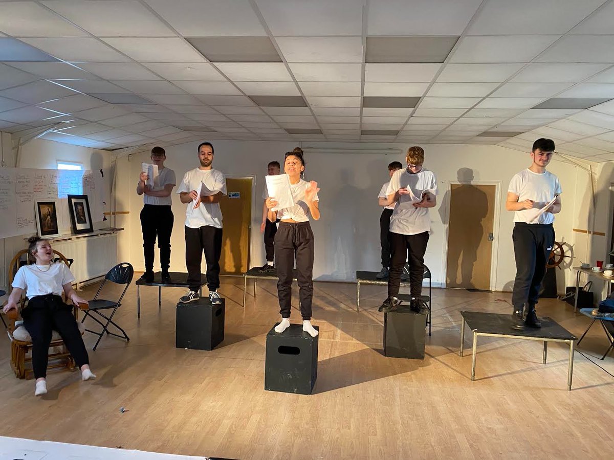 WVCSurrey's tweet photo. WV Company in the full swing of rehearsals for Wind / Rush Generation(s) for @NTconnections2020 #youngactors #youngcreatives #PRUkidscan #TeamWVC #APworks #InspiringChange https://t.co/XxLGdEKE5p