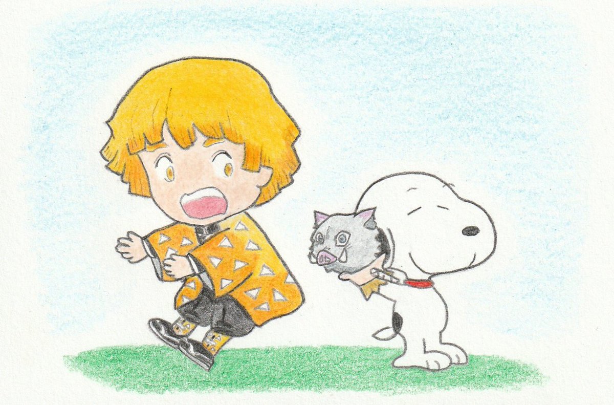 Sima 善逸 Amp スヌーピー イラスト スヌーピー 鬼滅の刃 Illustration Snoopy Kimetsunoyaiba Zenitsu T Co Cfiluijiwh Twitter