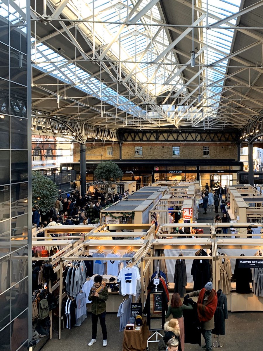 Join us for our weekend market curated by #thelondonershome - a chance to shop some of East London's best traders and designers. Art, interiors, fashion and sustainable living inspiration here 10am - 5pm #weekendmarket #oldspitalfieldsmarket