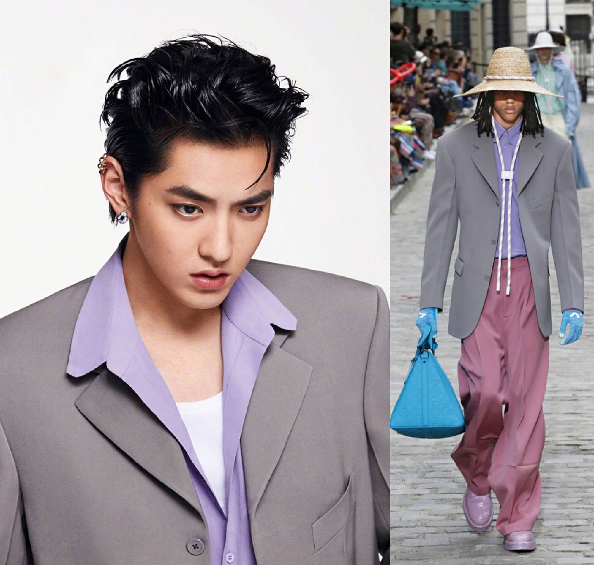 Harper's BAZAAR Vietnam on Instagram: Son Tung M-TP @sontungmtp and Kris  Wu @kriswu are matching in Louis Vuitton LV2 collection. Who wears it  better? Sơn Tùng M-TP và Ngô Diệc Phàm lại
