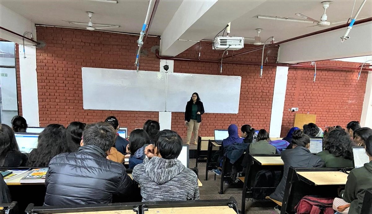 LexOrbisIP's tweet photo. Preeti Tyagi, Associate Partner, conducted a workshop on “Biotechnology-Genome sequence and IPR” at LPU, Ludhiana on Feb15. Focused on introducing #IPR in Biotechnology, providing #handsontraining to students on #Genome #SequenceSearch #BiotechInventions #Patentability https://t.co/mwRLHwC1aI