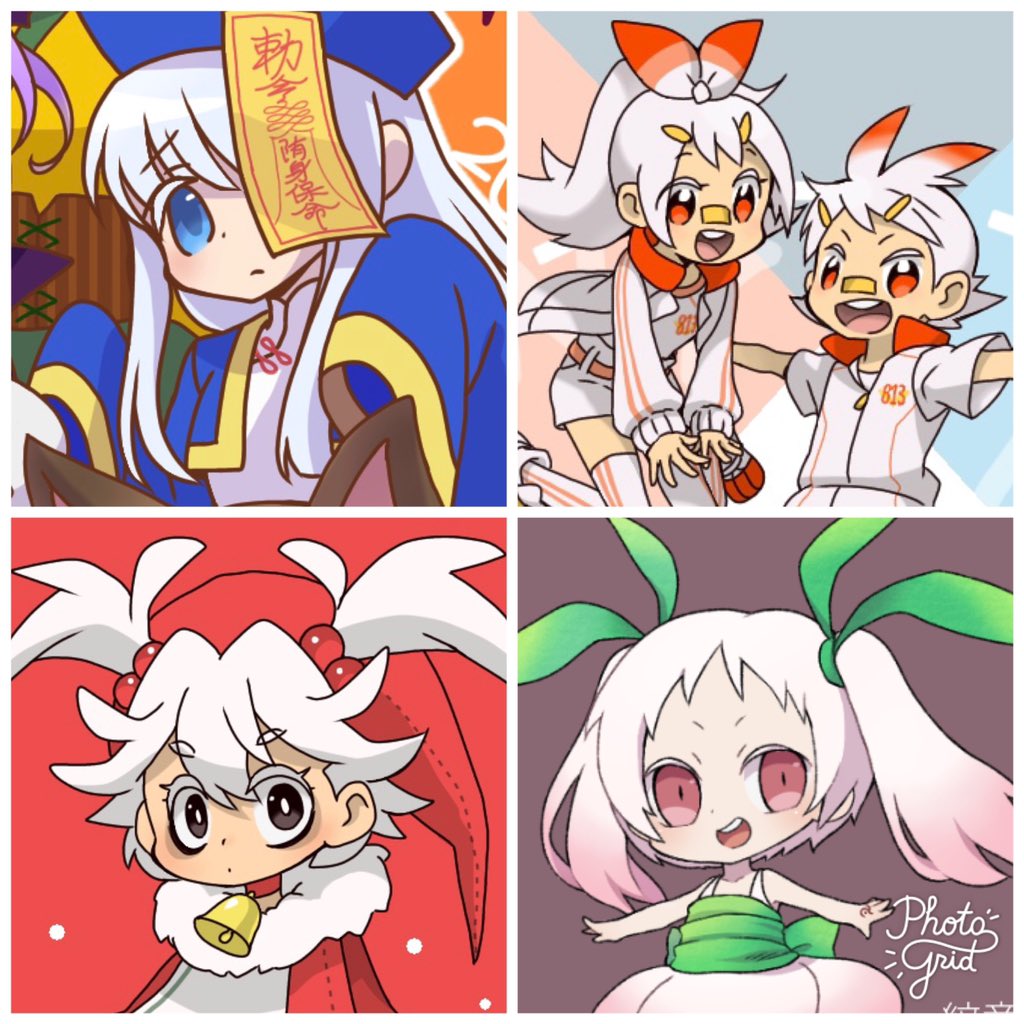 たにゃお 誰デザ楽しかった 皆さんの描く白髪の塗り方が見てみたい 白髪好きだけど馬鹿正直なアニメ塗りなのでなんの参考にもなりません