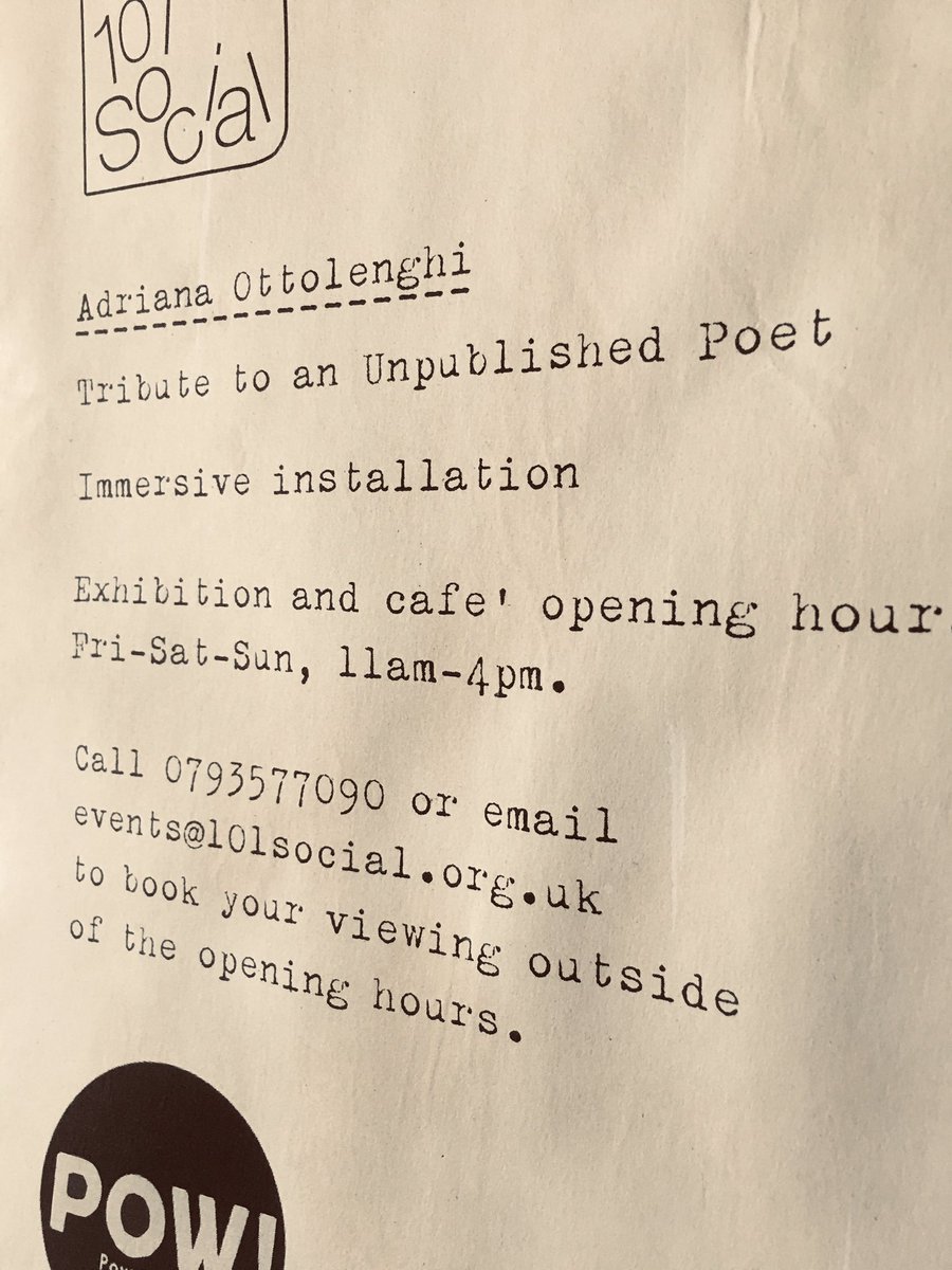 We’re open today from 11am till 4pm also with food and licensed bar. Make sure you pop in during your tour of the <a href="/powthanet/">POWThanet</a> events. #101social #powthanet