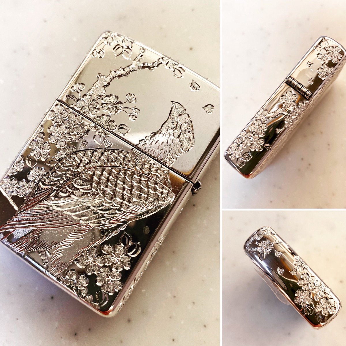 オーダーいただいていたジッポーの彫り入れが完成しました。 やっぱり