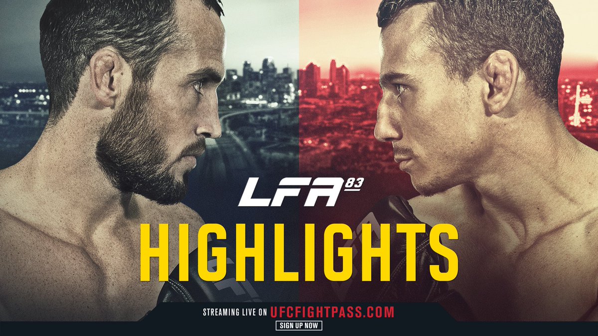 LFAfighting's tweet photo. .@LFAfighting had another action-packed night of fights in #Texas at #LFA83! 🤠

Watch the Highlights HERE: https://t.co/oXtKttBIET

#MMA
#LFANation
@UFCFightPass https://t.co/VvuSJ5b9KV