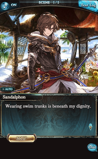 SANCHAN IM BEGGING YOU TO PUT ON A SWIMSUIT