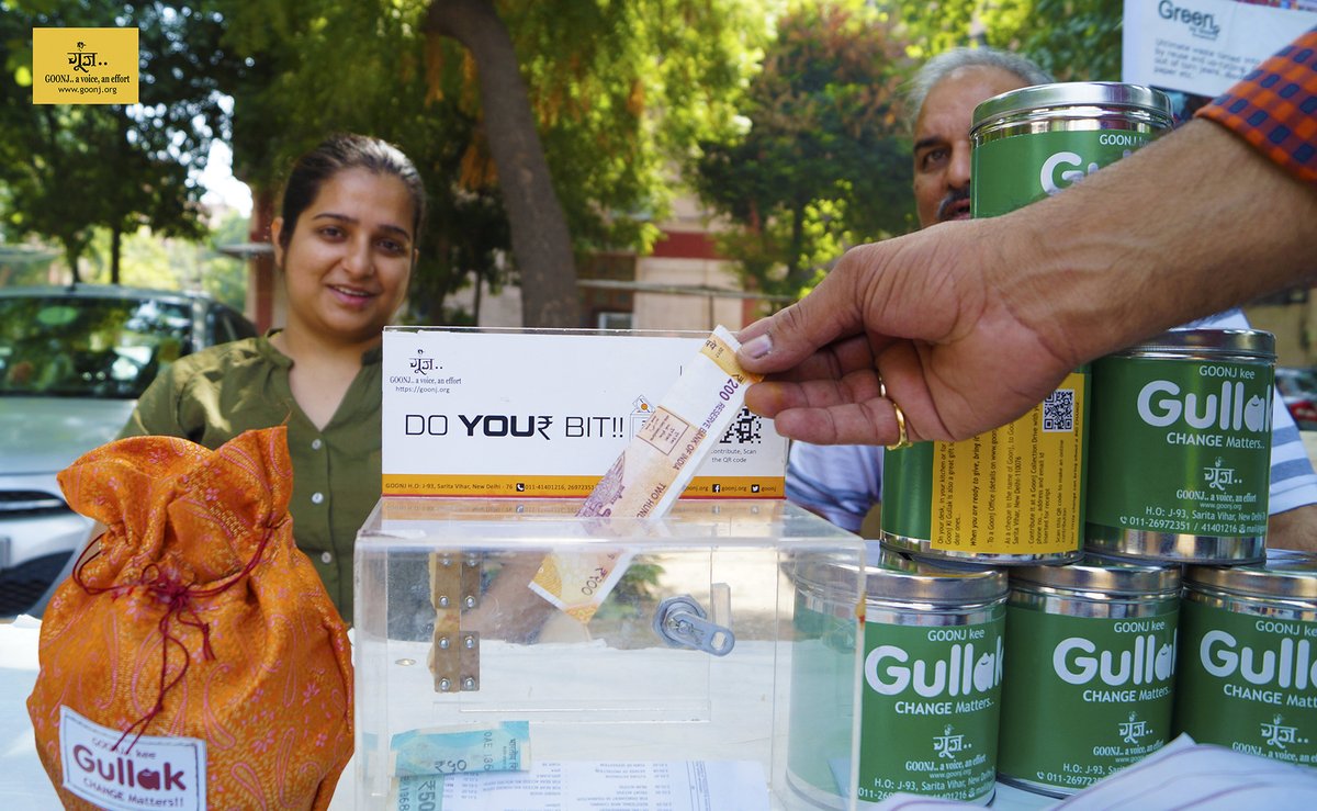 goonj's tweet photo. What can you do beyond giving your material to Goonj?
Here are 3 things you could do..
1. Do monetary donation along w/ your materials
2. Join our #Team5000
3. Buy, endorse, publicize the environment friendly #GreenByGoonj products
To volunteer your skills - mail@goonj.org https://t.co/QvD6N5hWdU