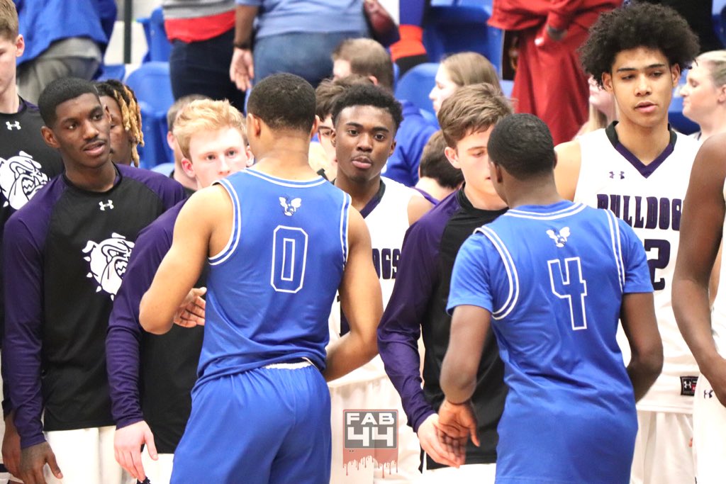 FAB44TV_'s tweet photo. Congratulations to @FayBulldogsBB on a big 73-60 playoff victory over the β19 State Runner Up @BryantHS_Bask ...Big buckets by Sophomore @GlasperLandon ended the night with 15 pts heβs definitely 1 to keep an eye on! #6AStateTournament #Fab44TV https://t.co/c6RQ8QiwNV