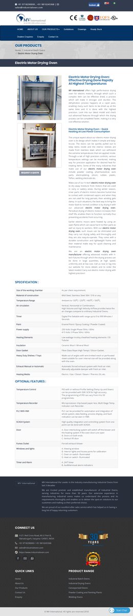 SamconLtd's tweet image. Electric Motor Drying Oven, Electric Motor Drying Oven Manufacturers, Suppliers in India

Electric Motor Drying Oven, Electric Motor Drying Oven manufacturers, Electric Motor Drying Oven suppliers, 

industrialoven.com/electric-motor…