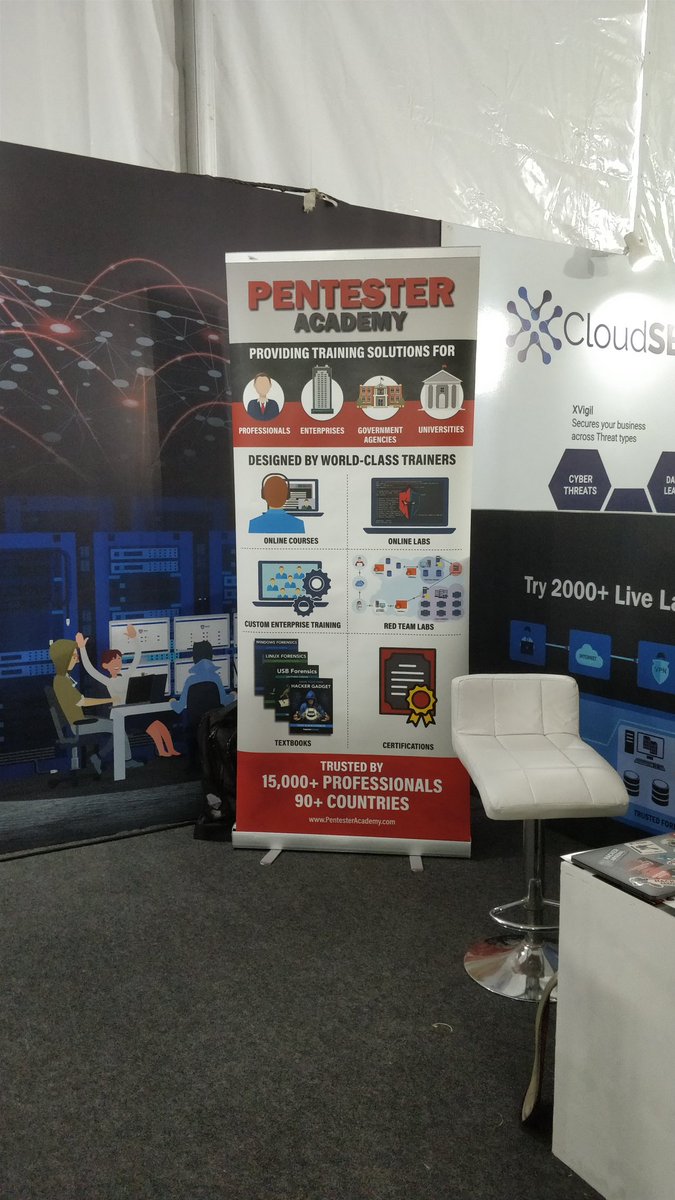 offensivekernel's tweet photo. Pentester Academy booth in #nullcongoa2020 with 50% off till nullcon day - 7th of March , with a lucky draw of student 1 year pass, hope so I can get it 

@SecurityTube https://t.co/Fpwn1tnjRP