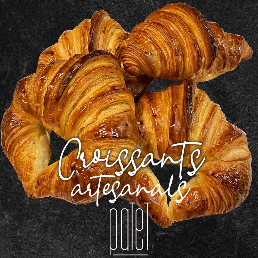 Vine i gaudeix dels nostres nous croissants! 
Croissant artesans amb nova formulació!!!

#croissants #boulangeria #croissantsartesans #PastisseriaPatet #Mollerussa